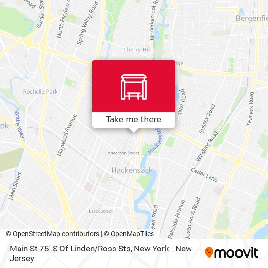 Main St 75' S Of Linden / Ross Sts map