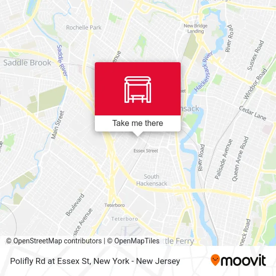 Polifly Rd at Essex St map