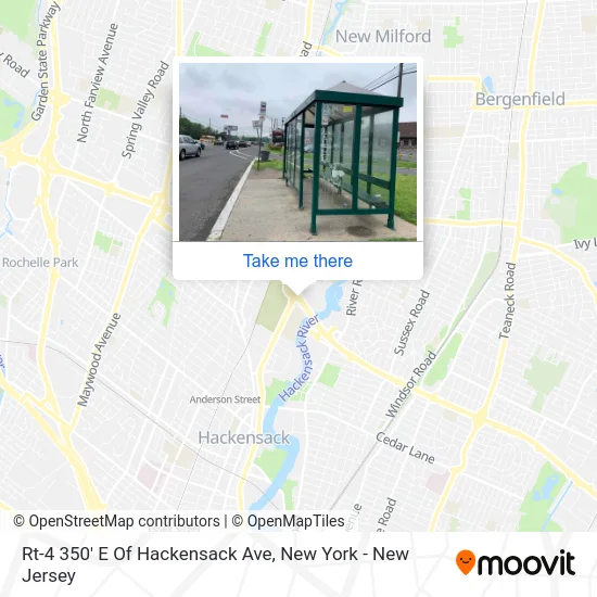 Rt-4 350' E Of Hackensack Ave map