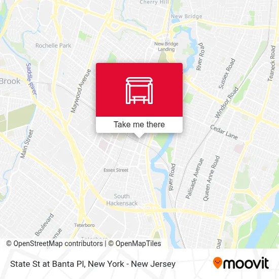 State St at Banta Pl map