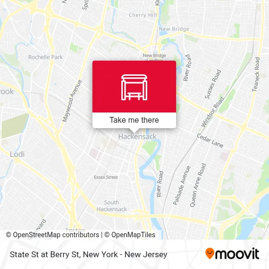 State St at Berry St map