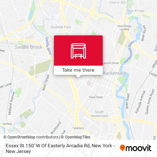 Essex St 150' W Of Easterly Arcadia Rd map