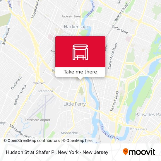 Mapa de Hudson St at Shafer Pl