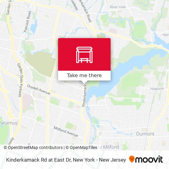 Mapa de Kinderkamack Rd at East Dr