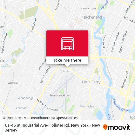 Us-46 at Industrial Ave / Holister Rd map