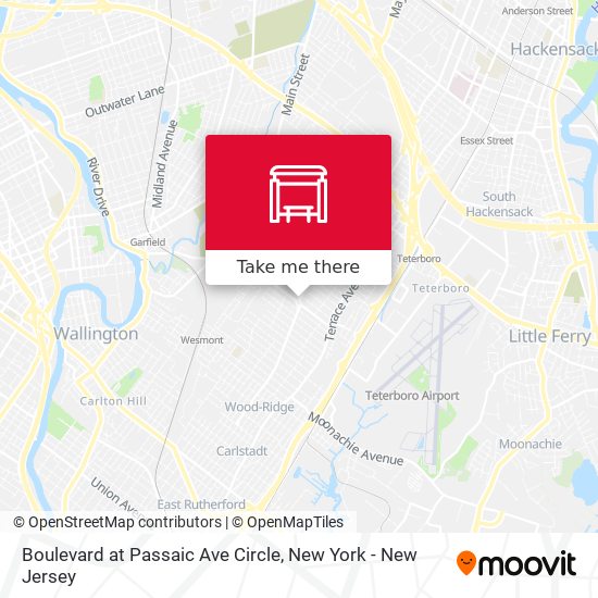 Mapa de Boulevard at Passaic Ave Circle