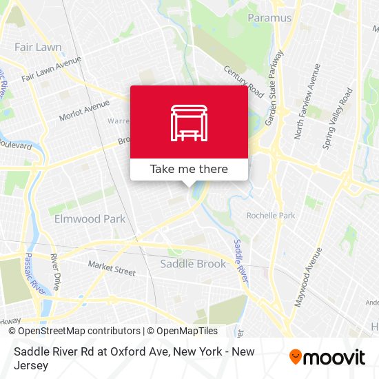 Mapa de Saddle River Rd at Oxford Ave