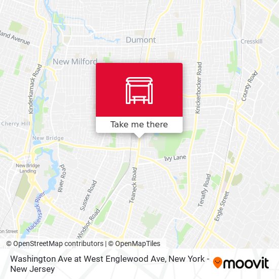 Mapa de Washington Ave at West Englewood Ave