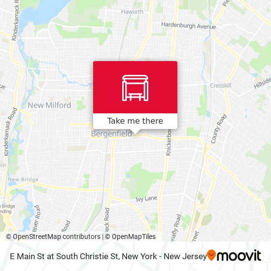 E Main St at South Christie St map