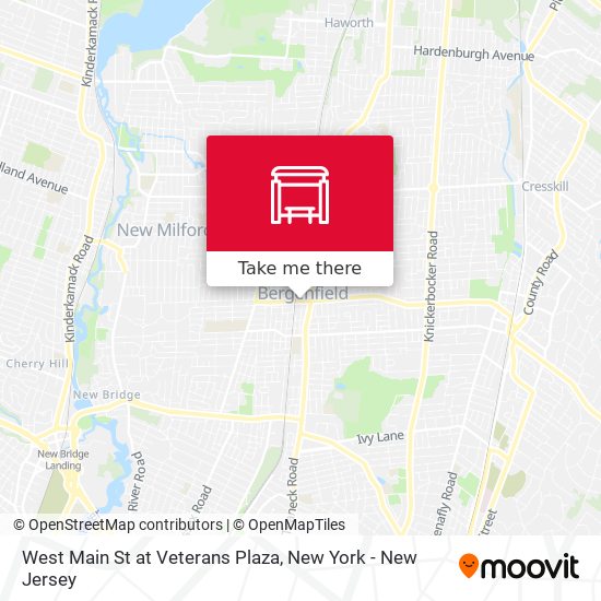 Mapa de West Main St at Veterans Plaza