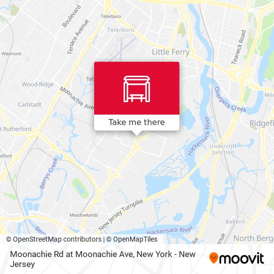Moonachie Rd at Moonachie Ave map