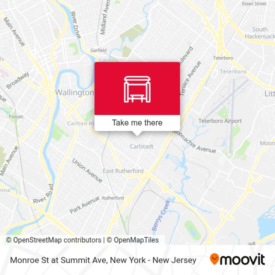 Monroe St at Summit Ave map