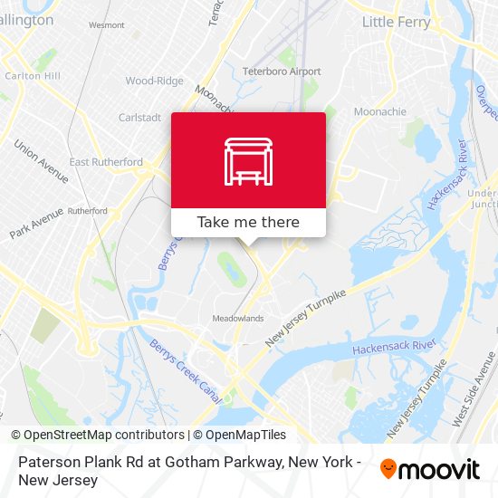 Paterson Plank Rd at Gotham Parkway map