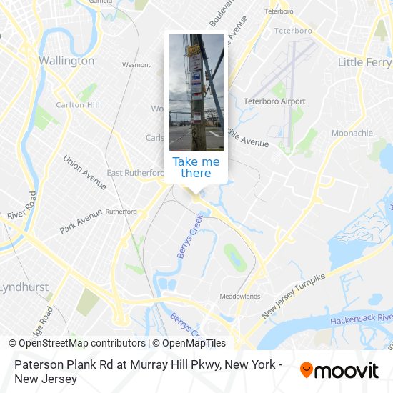 Mapa de Paterson Plank Rd at Murray Hill Pkwy