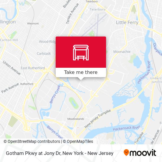 Gotham Pkwy at Jony Dr map