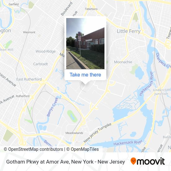 Mapa de Gotham Pkwy at Amor Ave