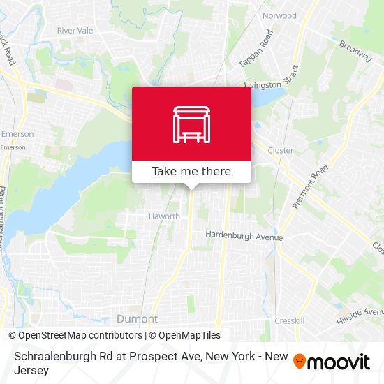 Schraalenburgh Rd at Prospect Ave map