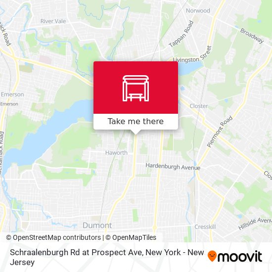 Schraalenburgh Rd at Prospect Ave map