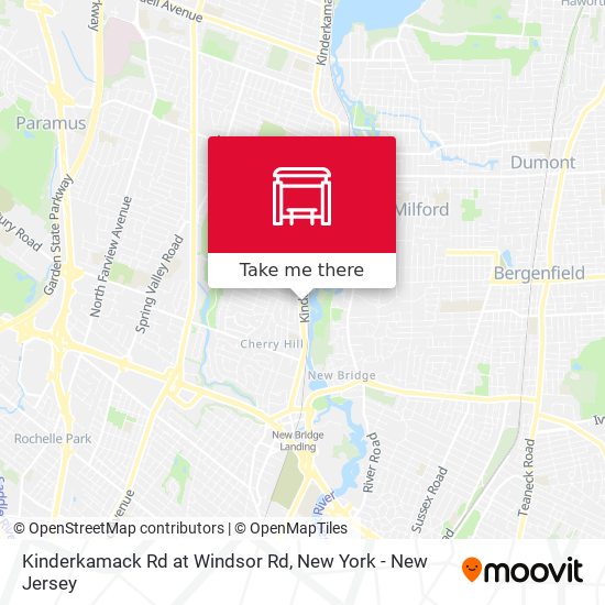 Mapa de Kinderkamack Rd at Windsor Rd