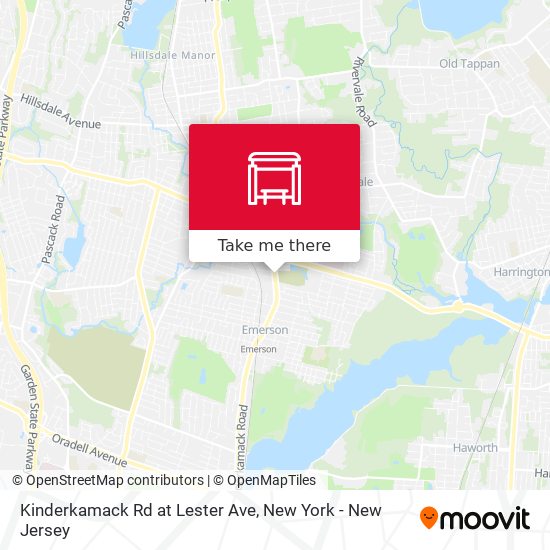 Mapa de Kinderkamack Rd at Lester Ave