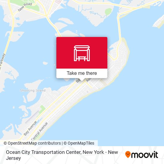 Ocean City Transportation Center map