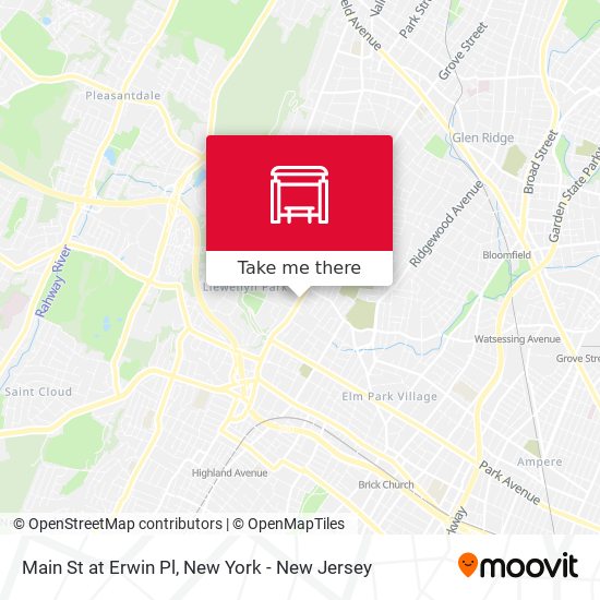Mapa de Main St at Erwin Pl