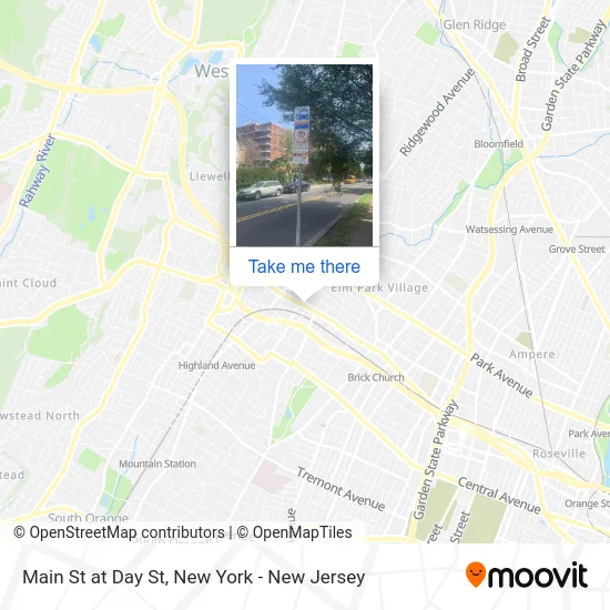 Main St at Day St map