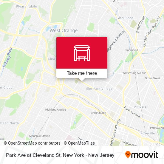 Park Ave at Cleveland St map