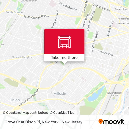 Mapa de Grove St at Olson Pl
