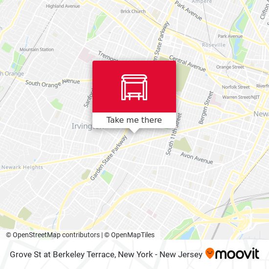 Grove St at Berkeley Terrace map