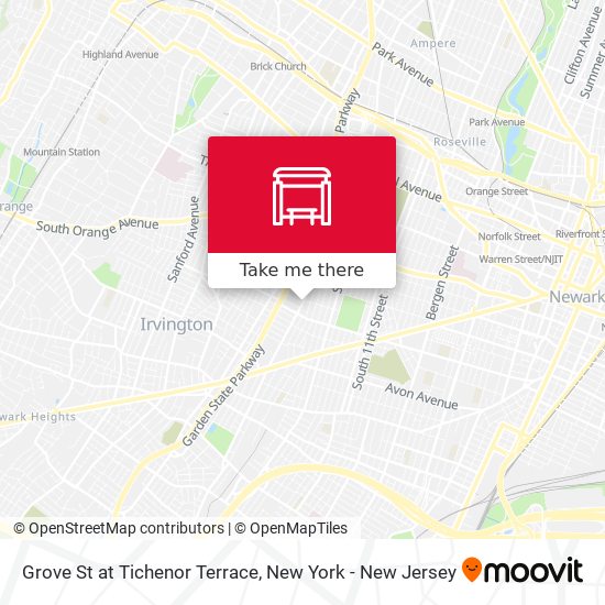 Grove St at Tichenor Terrace map