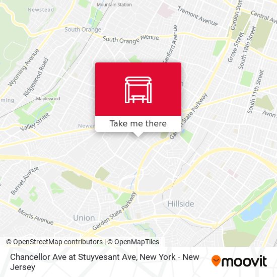 Chancellor Ave at Stuyvesant Ave map
