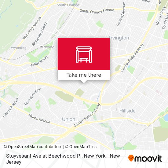 Stuyvesant Ave at Beechwood Pl map
