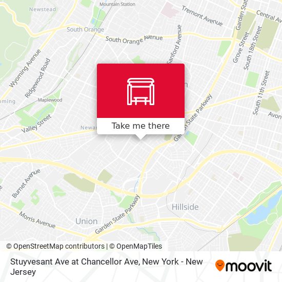 Stuyvesant Ave at Chancellor Ave map