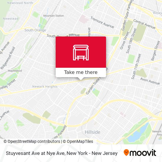 Mapa de Stuyvesant Ave at Nye Ave