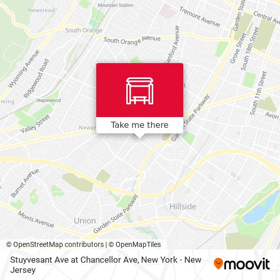 Mapa de Stuyvesant Ave at Chancellor Ave
