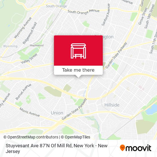 Stuyvesant Ave 87'N Of Mill Rd map