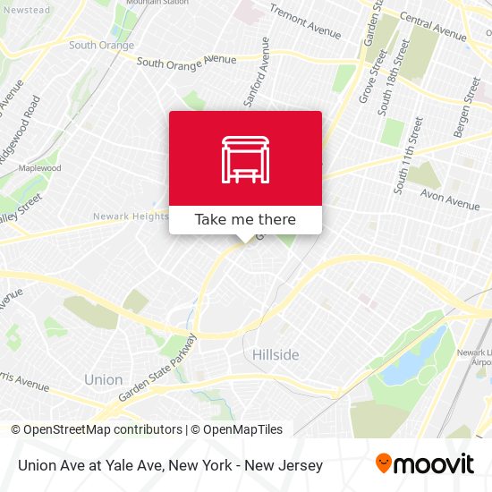 Mapa de Union Ave at Yale Ave