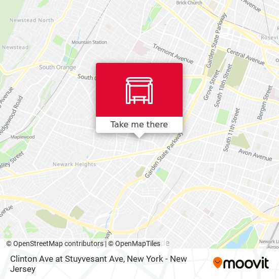 Mapa de Clinton Ave at Stuyvesant Ave