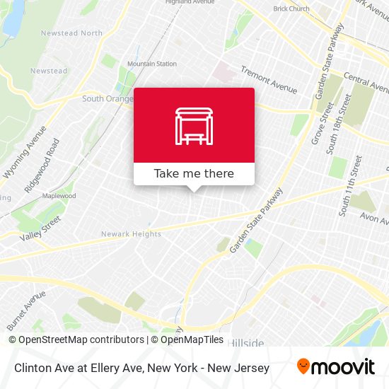 Mapa de Clinton Ave at Ellery Ave