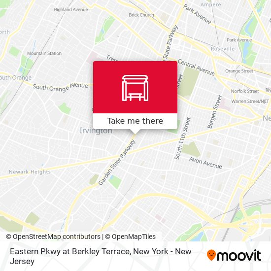 Eastern Pkwy at Berkley Terrace map