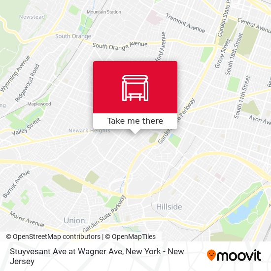 Stuyvesant Ave at Wagner Ave map