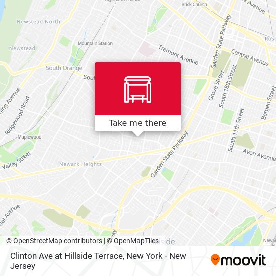Clinton Ave at Hillside Terrace map