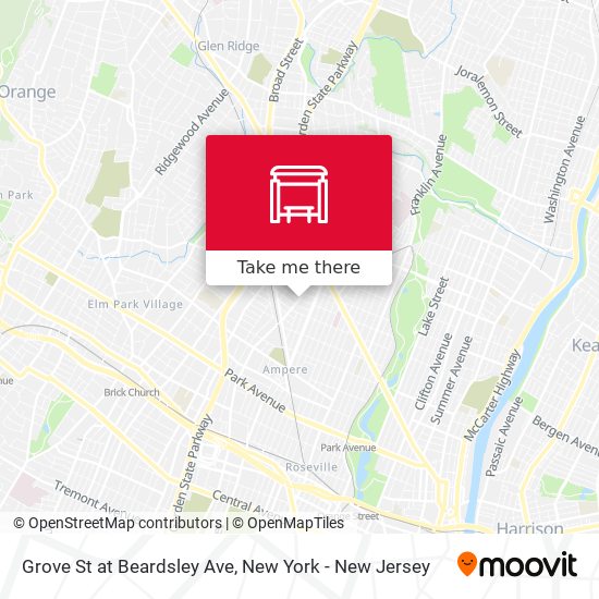 Mapa de Grove St at Beardsley Ave