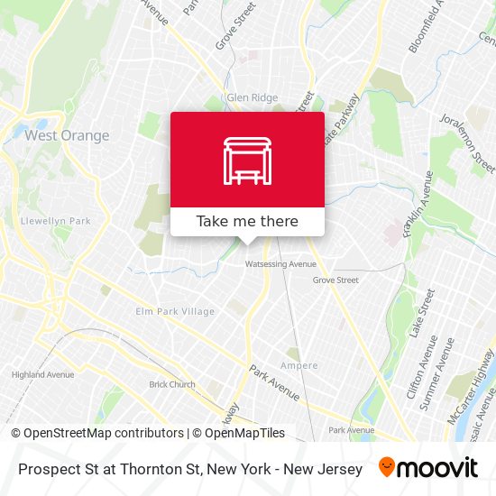 Mapa de Prospect St at Thornton St