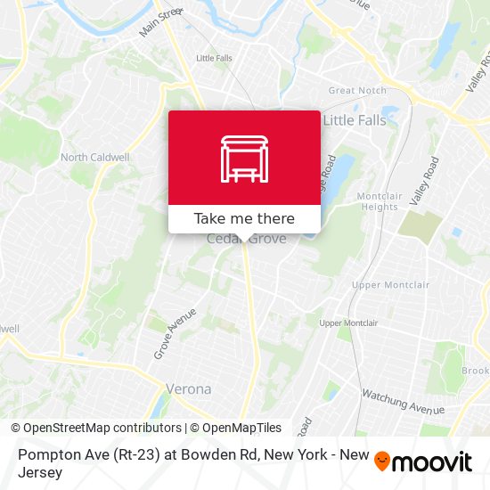 Pompton Ave (Rt-23) at Bowden Rd map