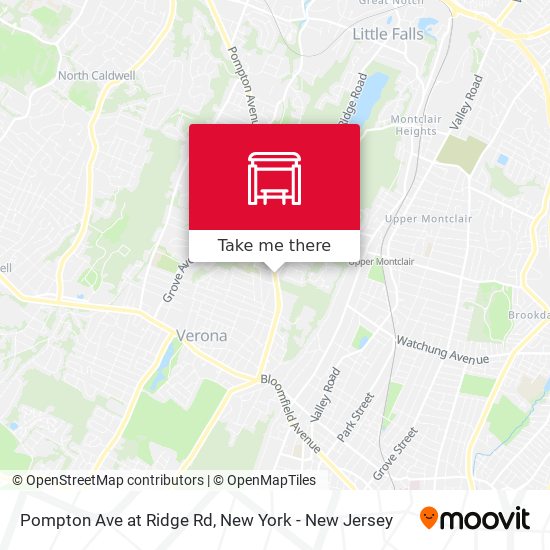 Mapa de Pompton Ave at Ridge Rd