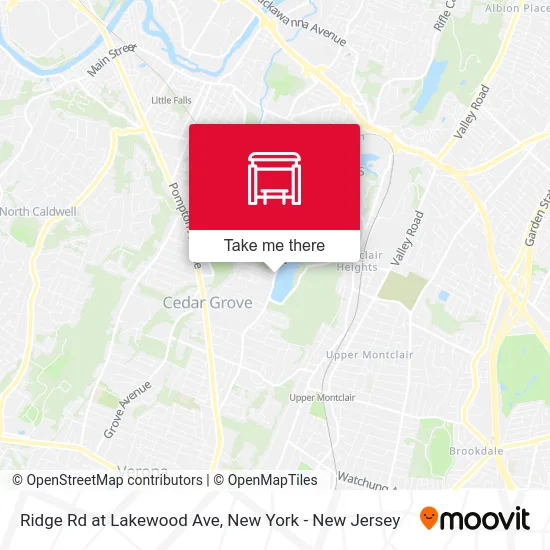 Ridge Rd at Lakewood Ave map