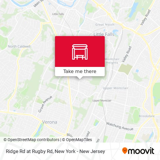 Mapa de Ridge Rd at Rugby Rd