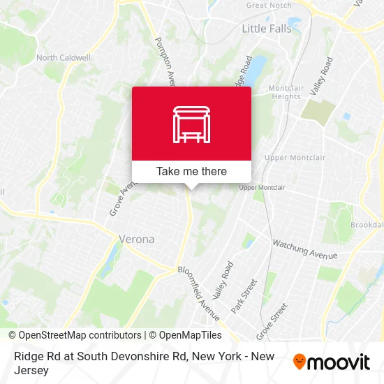 Ridge Rd at South Devonshire Rd map